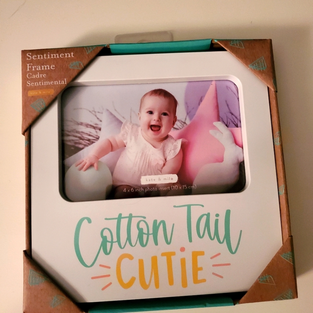 Kate & Milo COTTONTAIL CUTIE picture frame